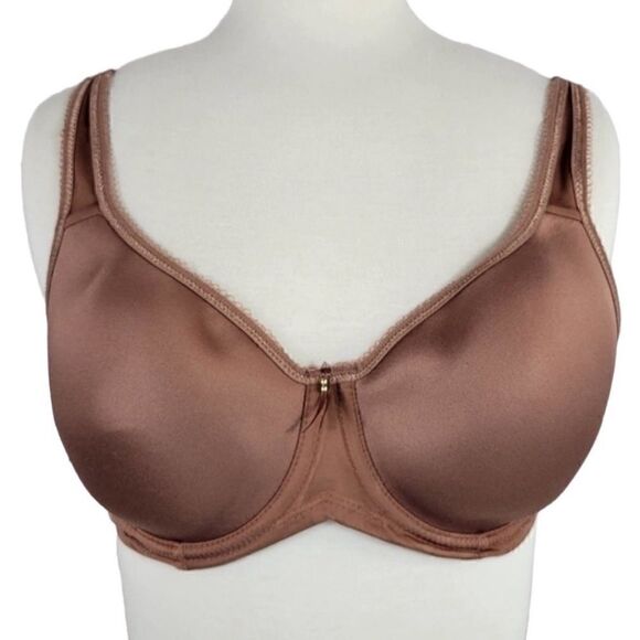 Wacoal- Basic Beauty Underwire Spacer T-shirt Bra in a mocha brown 85329,  40G - Picture 9 of 10